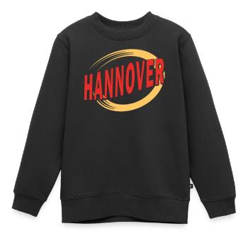 HANOVRE - Sweat Premium enfant bio - noir - Devant - AI Model Kid Female (0cm)