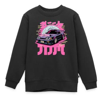 Japanisches Phantasie-Auto-Tuning JDM - Kinder Premium Organic Sweatshirt - Schwarz - Vorne - AI Model Kid Female (0cm)