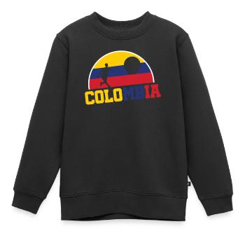 Kolumbien Tejospieler Tejo Meisterschaft - Kinder Premium Organic Sweatshirt - Schwarz - Vorne - AI Model Kid Female (0cm)