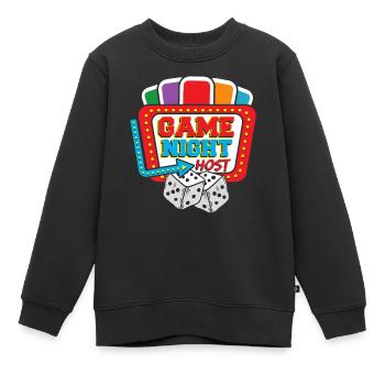 Jeux de société jeu de société cadeau - Sweat Premium enfant bio - noir - Devant - AI Model Kid Female (0cm)