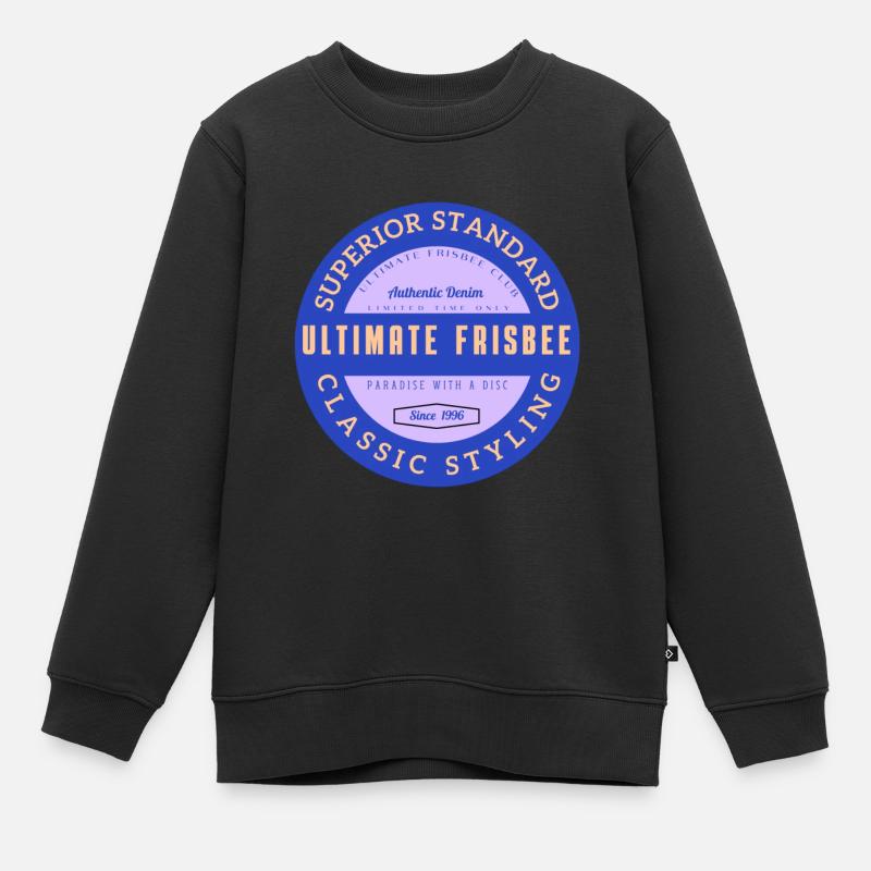 5 ulti authentic - Sweat Premium enfant bio - noir
