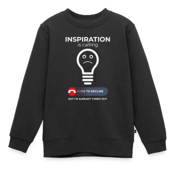 Luttes créatives – Inspiration et humour - Sweat Premium enfant bio - noir - Devant - AI Model Kid Female (0cm)