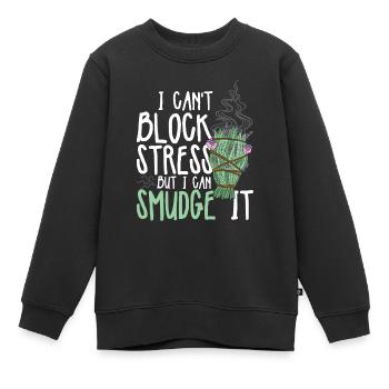 Fumigation d’appartement par la fumée - Sweat Premium enfant bio - noir - Devant - AI Model Kid Female (0cm)