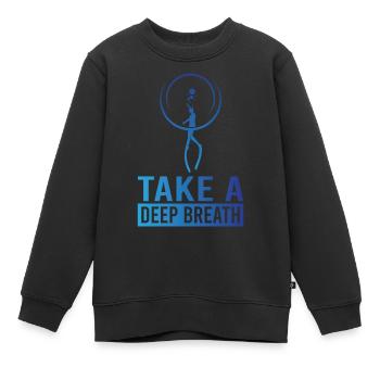 Plongée, Apnée Plongée, Apnée No Limit Apnée Apnée - Sweat Premium enfant bio - noir - Devant - AI Model Kid Female (0cm)