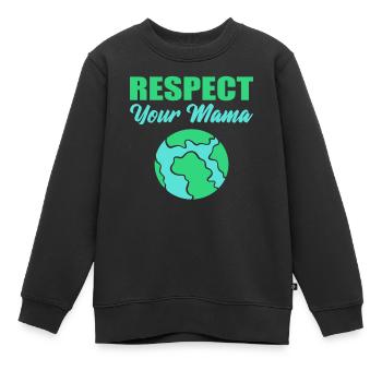 Naturliebhaber Umweltaktivist - Kinder Premium Organic Sweatshirt - Schwarz - Vorne - AI Model Kid Female (0cm)