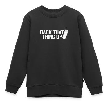 Sauvegarde de cette chose sur la clé USB - Sweat Premium enfant bio - noir - Devant - AI Model Kid Female (0cm)