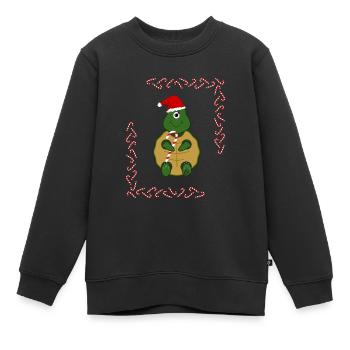 Zuckerstangen Flash - Kinder Premium Organic Sweatshirt - Schwarz - Vorne - AI Model Kid Female (0cm)