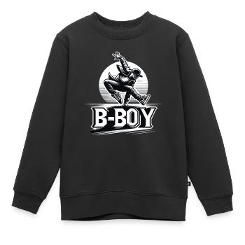 Breakdance Breakdancer Breakdance Kids - Kids Premium Organic Sweatshirt - black - Front - AI Model Kid Female (0cm)