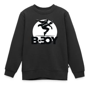 Breakdance Breakdancer Breakdance Enfants - Sweat Premium enfant bio - noir - Devant - AI Model Kid Female (0cm)