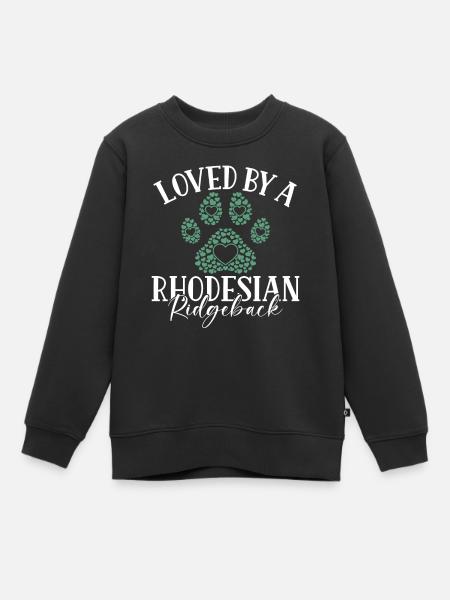 Cadeaux de Rhodesian Ridgeback - Sweat Premium enfant bio - noir