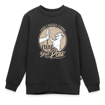 Yorkshire Terrier Niedlicher Yorkshire Terrier - Kinder Premium Organic Sweatshirt - Schwarz - Vorne - AI Model Kid Female (0cm)