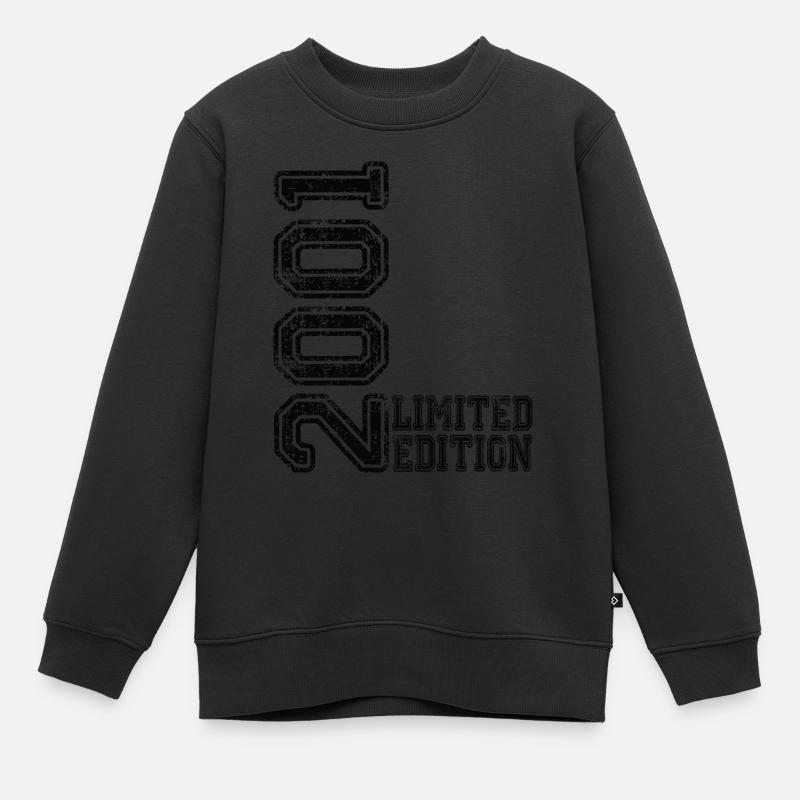 Limited Edition 2001 - Kinder Premium Organic Sweatshirt - Schwarz