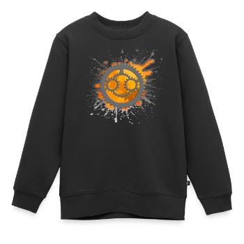 Bicycle Mountain Bike MTB Gift, Gift Idea - Kids Premium Organic Sweatshirt - black - Front - AI Model Kid Female (0cm)