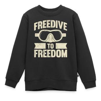 Plongée, Apnée Plongée, Apnée No Limit Apnée Apnée - Sweat Premium enfant bio - noir - Devant - AI Model Kid Female (0cm)