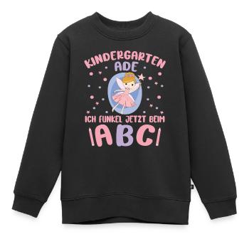 Bye Kindergarten Fee Kita Abgänger Mädchen - Kinder Premium Organic Sweatshirt - Schwarz - Vorne - AI Model Kid Female (0cm)