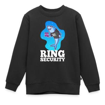 Ring Security Wedding - Kinder Premium Organic Sweatshirt - Schwarz - Vorne - AI Model Kid Female (0cm)