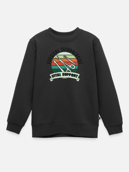 Chirurgien assistant chirurgical et technique - Sweat Premium enfant bio - noir