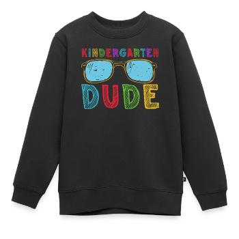 Maternelle Mec Drôle Pré École Maternelle Bff Meilleur Ami - Sweat Premium enfant bio - noir - Devant - AI Model Kid Female (0cm)