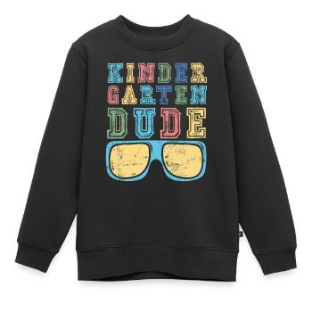 Maternelle Mec Drôle Pré École Maternelle Bff Meilleur Ami - Sweat Premium enfant bio - noir - Devant - AI Model Kid Female (0cm)