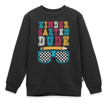 Maternelle Mec Drôle Pré École Maternelle Bff Meilleur Ami - Sweat Premium enfant bio - noir - Devant - AI Model Kid Female (0cm)