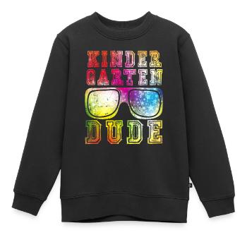 Maternelle Mec Drôle Pré École Maternelle Bff Meilleur Ami - Sweat Premium enfant bio - noir - Devant - AI Model Kid Female (0cm)