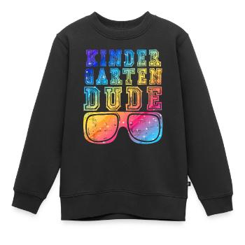 Maternelle Mec Drôle Pré École Maternelle Bff Meilleur Ami - Sweat Premium enfant bio - noir - Devant - AI Model Kid Female (0cm)