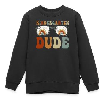 Maternelle Mec Drôle Pré École Maternelle Bff Meilleur Ami - Sweat Premium enfant bio - noir - Devant - AI Model Kid Female (0cm)