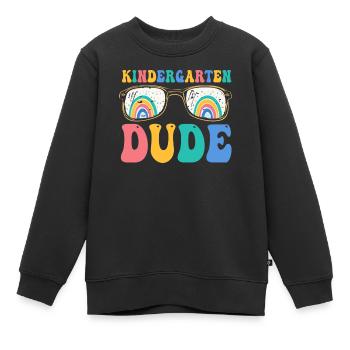 Maternelle Mec Drôle Pré École Maternelle Bff Meilleur Ami - Sweat Premium enfant bio - noir - Devant - AI Model Kid Female (0cm)