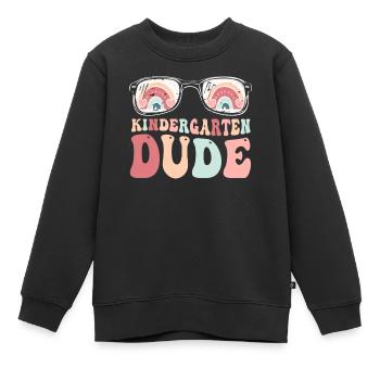 Maternelle Mec Drôle Pré École Maternelle Bff Meilleur Ami - Sweat Premium enfant bio - noir - Devant - AI Model Kid Female (0cm)
