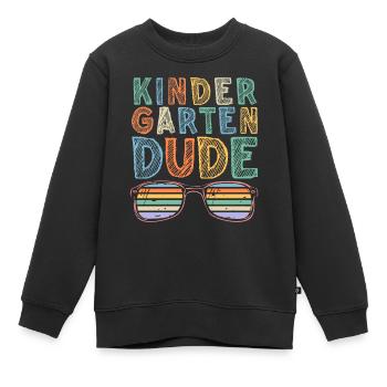 Maternelle Mec Drôle Pré École Maternelle Bff Meilleur Ami - Sweat Premium enfant bio - noir - Devant - AI Model Kid Female (0cm)