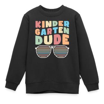Maternelle Mec Drôle Pré École Maternelle Bff Meilleur Ami - Sweat Premium enfant bio - noir - Devant - AI Model Kid Female (0cm)