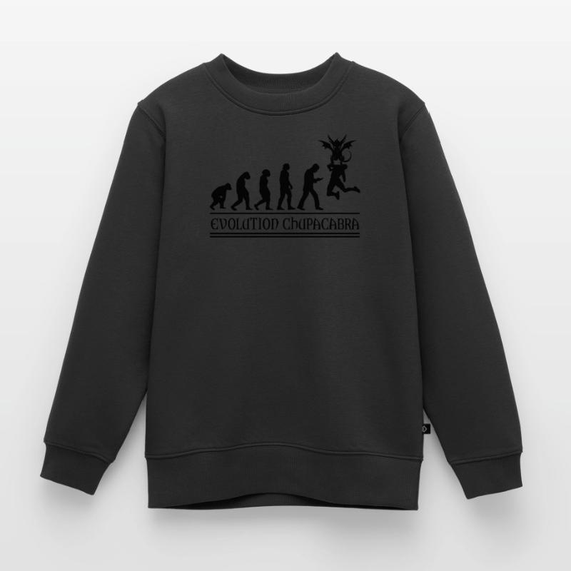 Cryptozoologists Chupacabra Creatures Evolution Kids Premium Organic Sweatshirt