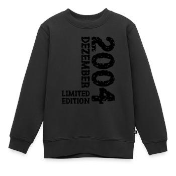 2004 Dezember Limited Edition 19. Geburtstag Deko - Kinder Premium Organic Sweatshirt - Schwarz - Vorne - AI Model Kid Female (0cm)