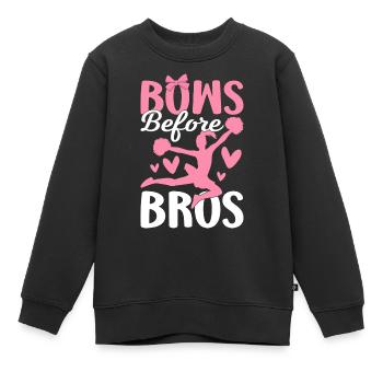 Cheerleading Cheerleader Cheer - Kinder Premium Organic Sweatshirt - Schwarz - Vorne - AI Model Kid Female (0cm)