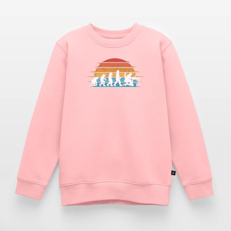 Computer Scientist Evolution Programmer Nerd Kids Premium Organic Sweatshirt