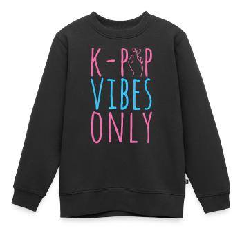 K-Pop-Fan Geschenk Koreanische Popmusik - Kinder Premium Organic Sweatshirt - Schwarz - Vorne - AI Model Kid Female (0cm)