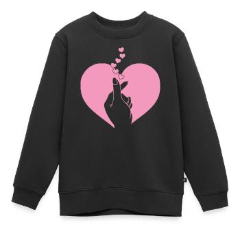 K-Pop-Fan Geschenk Koreanische Popmusik - Kinder Premium Organic Sweatshirt - Schwarz - Vorne - AI Model Kid Female (0cm)