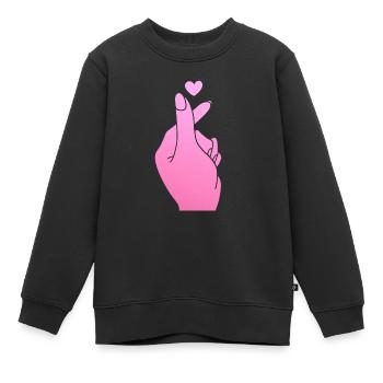 K-Pop-Fan Geschenk Koreanische Popmusik - Kinder Premium Organic Sweatshirt - Schwarz - Vorne - AI Model Kid Female (0cm)