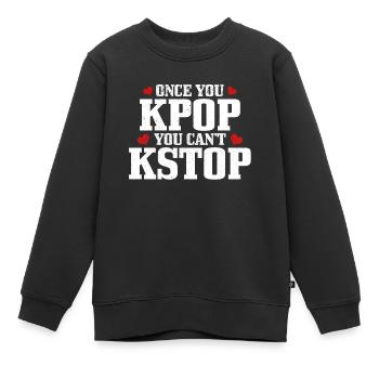 K-Pop-Fan Geschenk Koreanische Popmusik - Kinder Premium Organic Sweatshirt - Schwarz - Vorne - AI Model Kid Female (0cm)