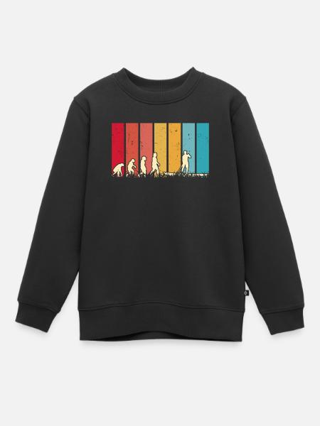 Stand Up Paddle Evolution SUP Board Paddling - Kinder Premium Organic Sweatshirt - Schwarz