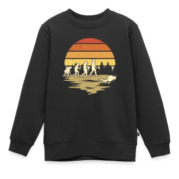 Diver Evolution Tuba de plongée - Sweat Premium enfant bio - noir - Devant - AI Model Kid Female (0cm)