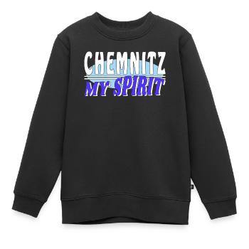 CHEMNITZ MON - Sweat Premium enfant bio - noir - Devant - AI Model Kid Female (0cm)
