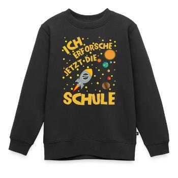 Bye Kindergarten Rakete Kita Abgänger Junge - Kinder Premium Organic Sweatshirt - Schwarz - Vorne - AI Model Kid Female (0cm)