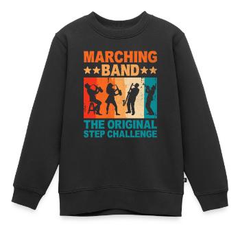 Blaskapelle Sprüche Lustige Marschinstrumente - Kinder Premium Organic Sweatshirt - Schwarz - Vorne - AI Model Kid Female (0cm)