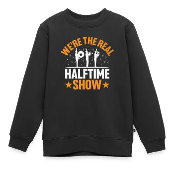 Blaskapelle Sprüche Lustige Marschinstrumente - Kinder Premium Organic Sweatshirt - Schwarz - Vorne - AI Model Kid Female (0cm)