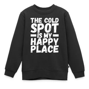Enquêteur paranormal Chasse aux fantômes - Sweat Premium enfant bio - noir - Devant - AI Model Kid Female (0cm)