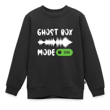 Enquêteur paranormal Chasse aux fantômes - Sweat Premium enfant bio - noir - Devant - AI Model Kid Female (0cm)