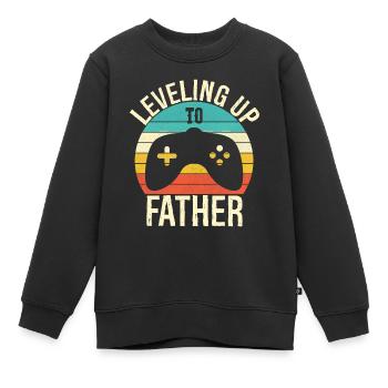 Aufstieg zum Vater - Kinder Premium Organic Sweatshirt - Schwarz - Vorne - AI Model Kid Female (0cm)