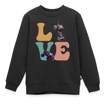 RC Auto Fernsteuerung Racing Racer - Kinder Premium Organic Sweatshirt - Schwarz - Vorne - AI Model Kid Female (0cm)