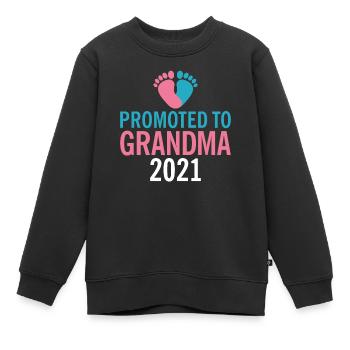 Grandma Gifts - Kinder Premium Organic Sweatshirt - Schwarz - Vorne - AI Model Kid Female (0cm)